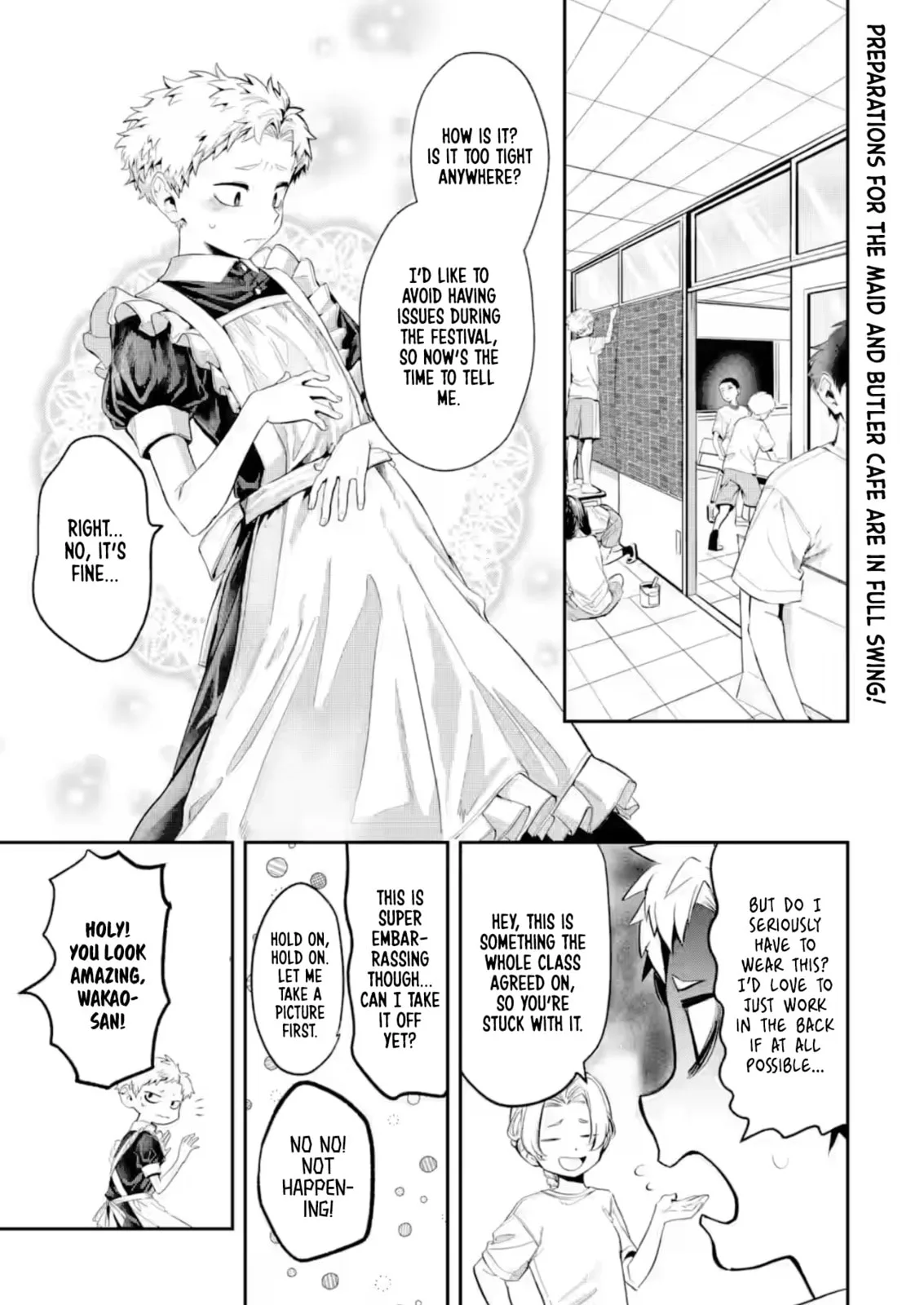 My Seatmate Wakao-san's Face Is Almost Visible but It's Not - Chapter 24 - Page 1