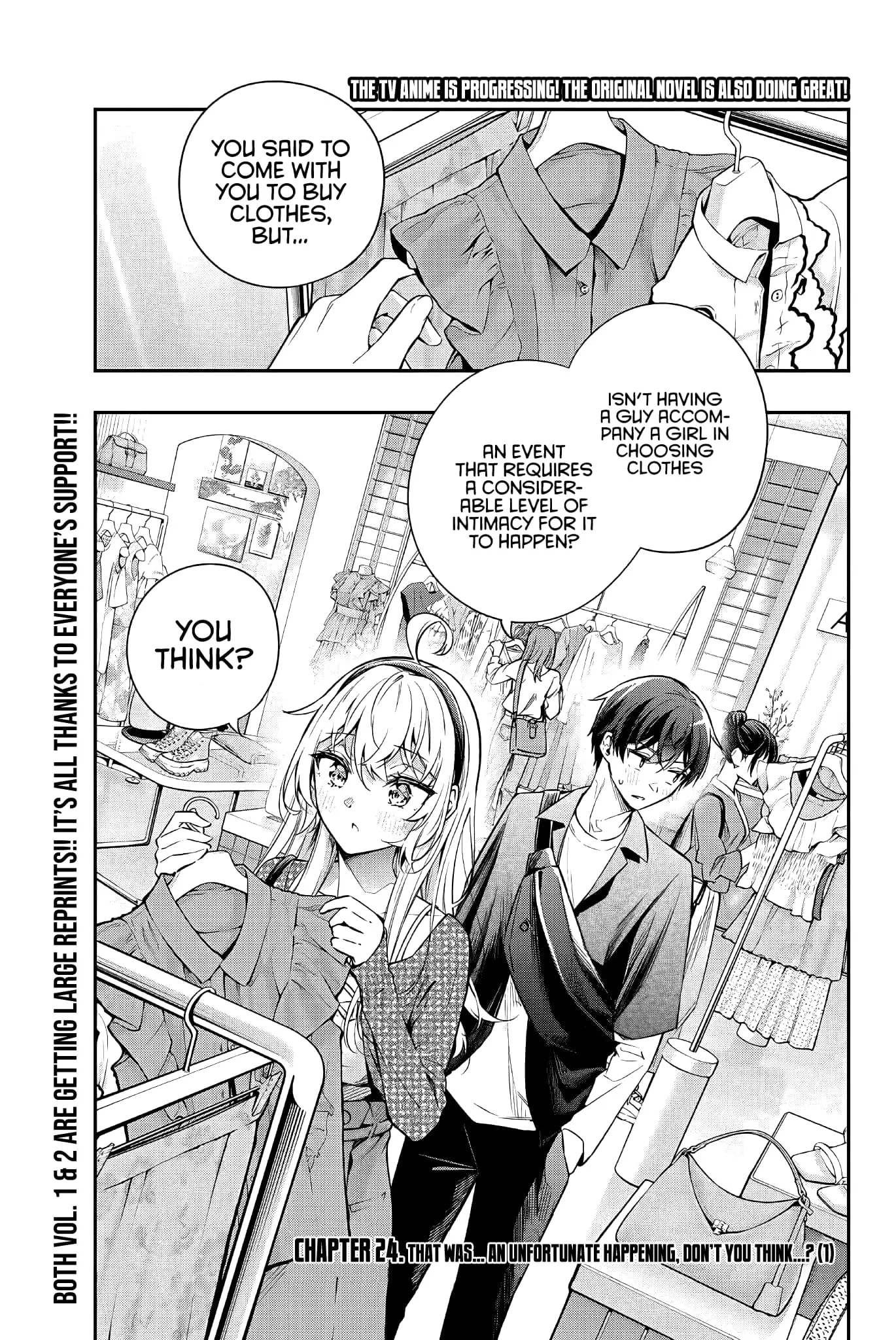Tokidoki Bosotto Roshia-go de Dereru Tonari no Alya-san - Chapter 24 - Page 1