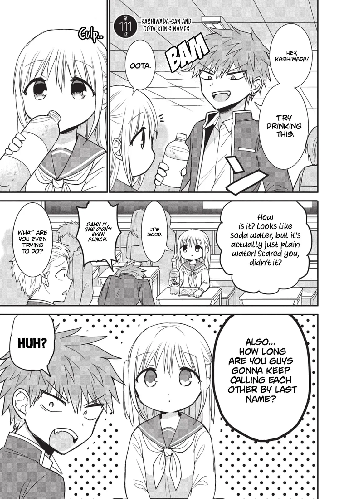 Inexpressive Kashiwada and Expressive Oota - Chapter 111 - Page 1