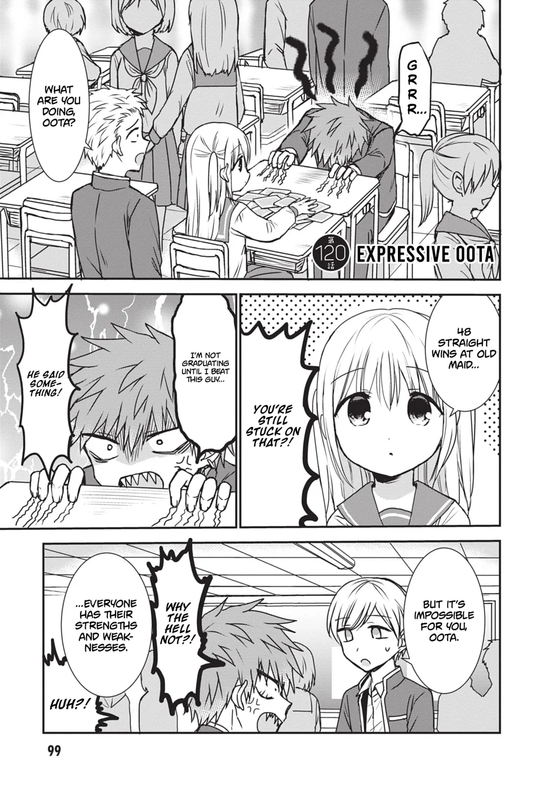Inexpressive Kashiwada and Expressive Oota - Chapter 120 - Page 1