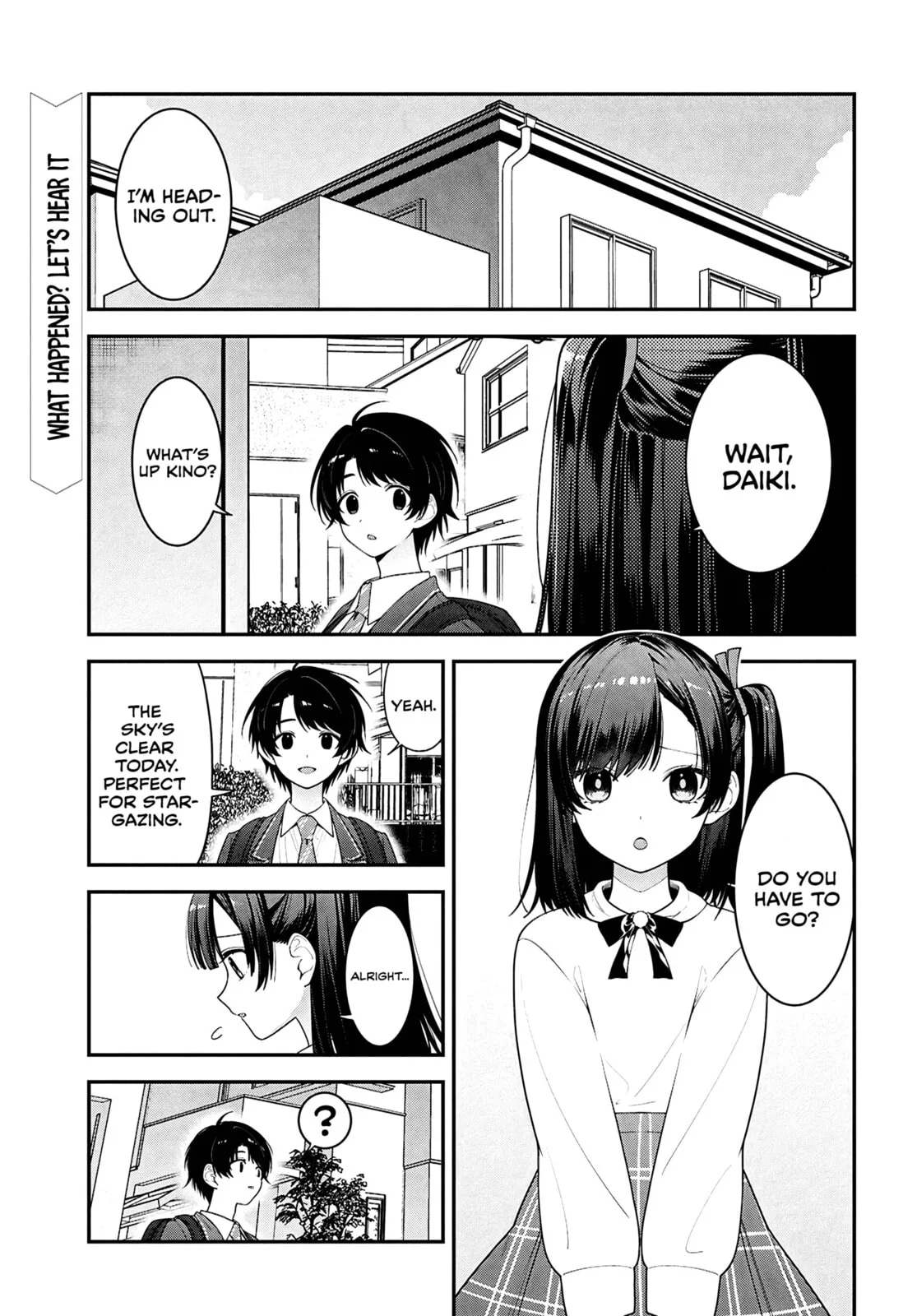 Tonari no Seki no Yankee Shimizu-san ga Kami o Kuroku Sometekita - Chapter 14 - Page 1