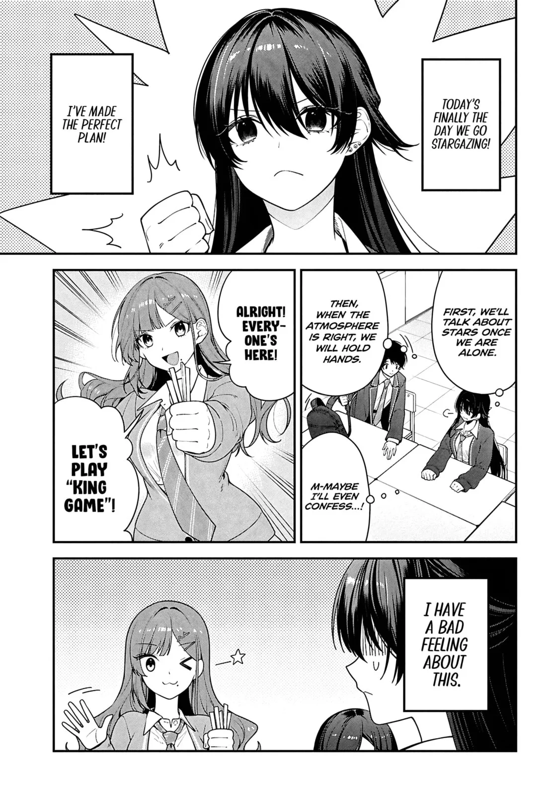 Tonari no Seki no Yankee Shimizu-san ga Kami o Kuroku Sometekita - Chapter 14 - Page 3