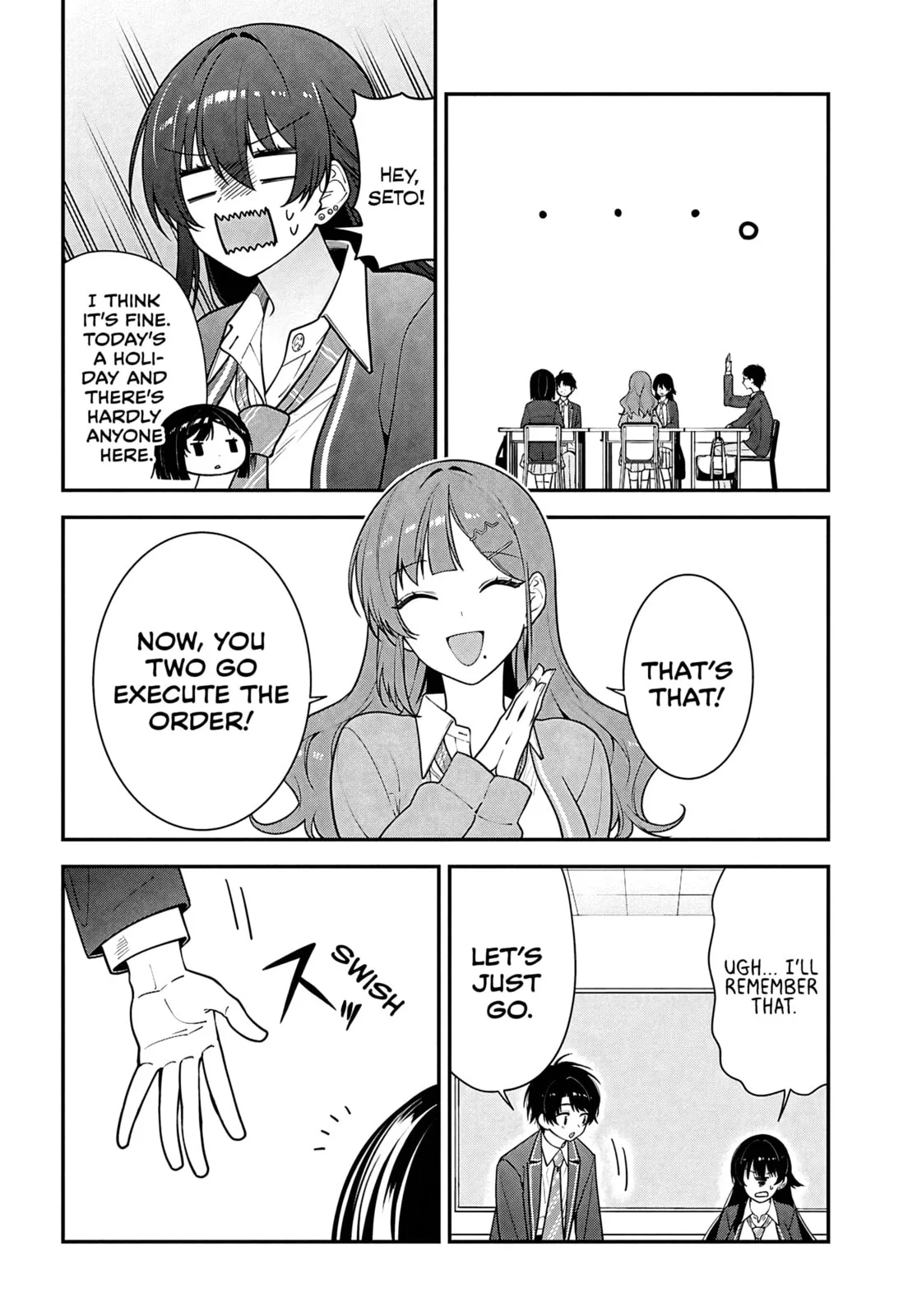Tonari no Seki no Yankee Shimizu-san ga Kami o Kuroku Sometekita - Chapter 14 - Page 10