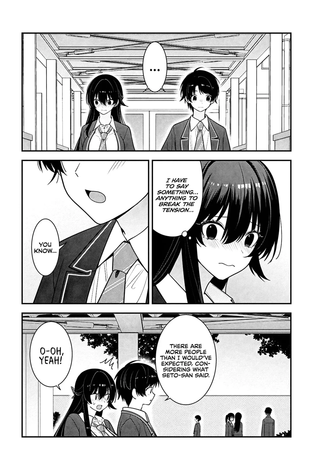 Tonari no Seki no Yankee Shimizu-san ga Kami o Kuroku Sometekita - Chapter 14 - Page 14