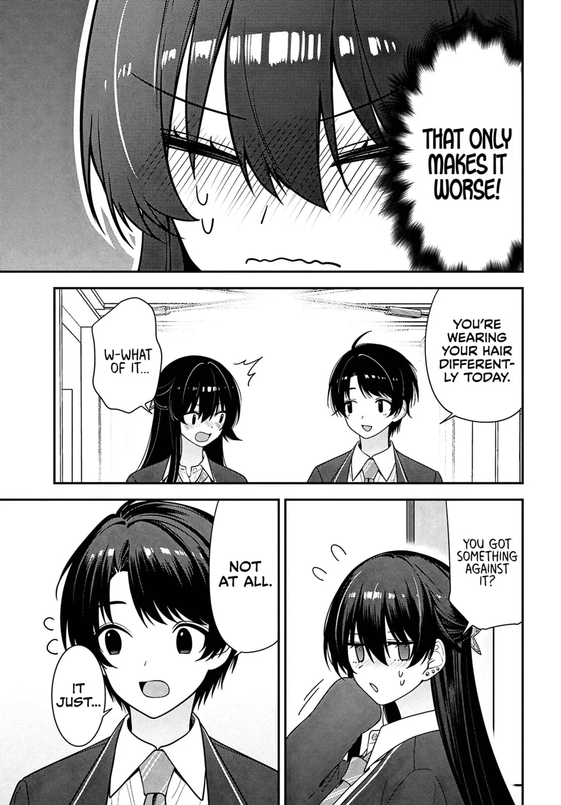 Tonari no Seki no Yankee Shimizu-san ga Kami o Kuroku Sometekita - Chapter 14 - Page 15