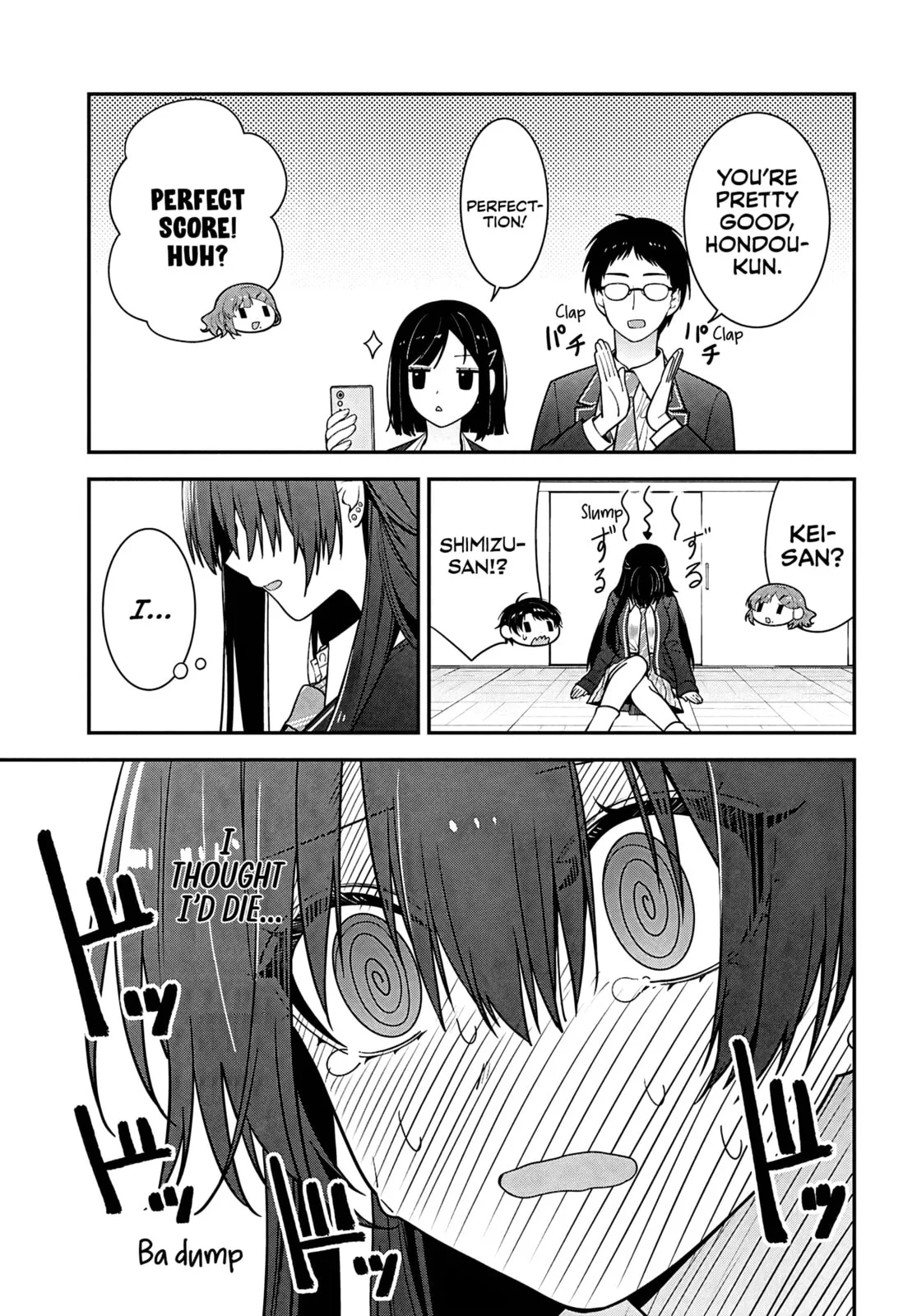 Tonari no Seki no Yankee Shimizu-san ga Kami o Kuroku Sometekita - Chapter 14 - Page 24