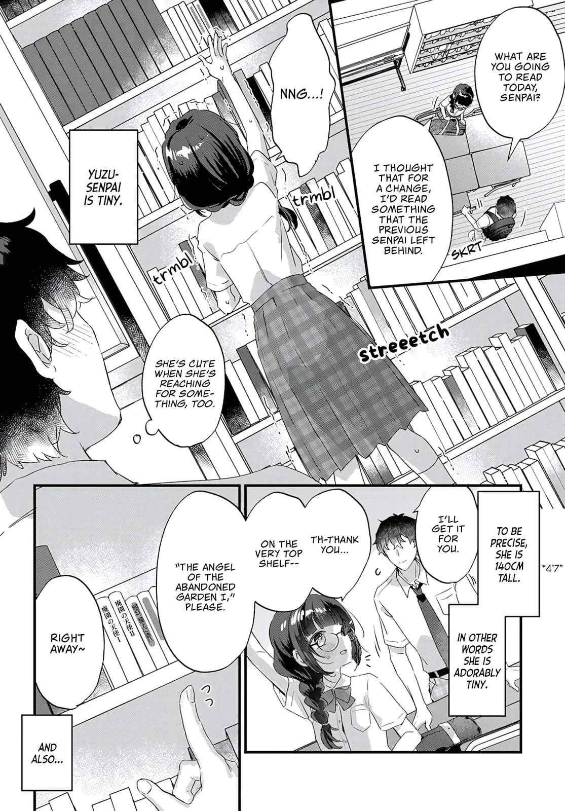 After I Let The Small And Cute Intellectual Senior Of The Literature Club Sit On My Lap, She Started Sitting There Every Day - Chapter 1 - Page 4