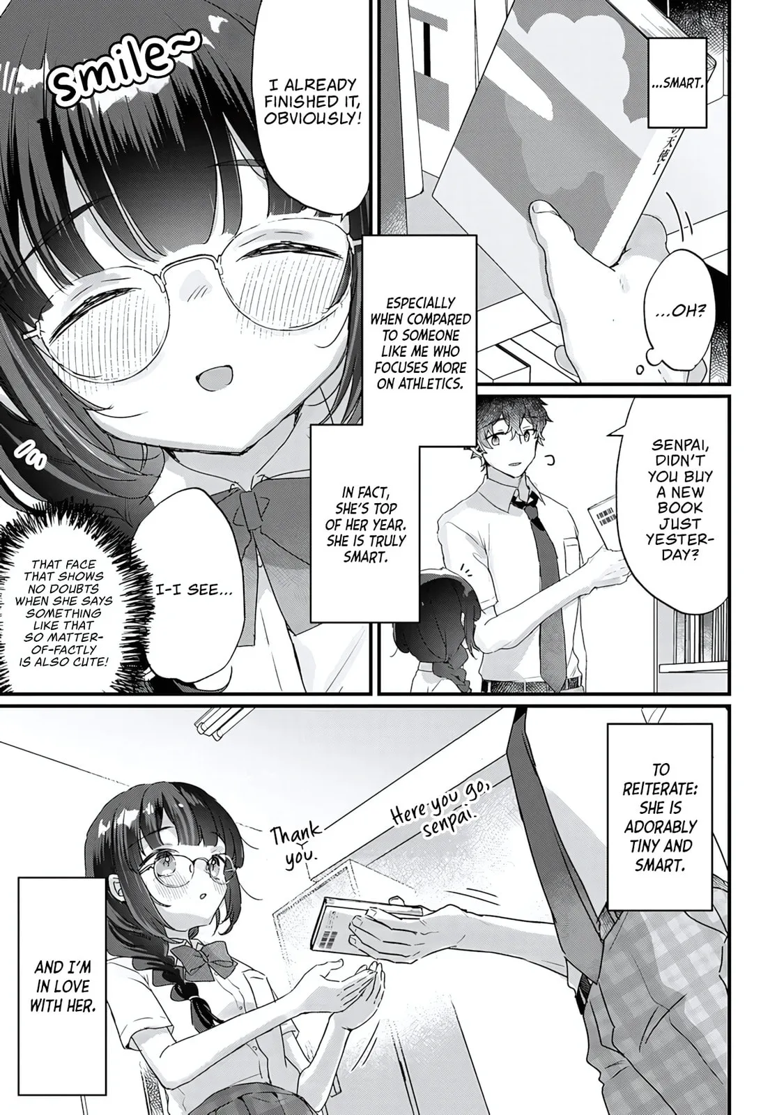 After I Let The Small And Cute Intellectual Senior Of The Literature Club Sit On My Lap, She Started Sitting There Every Day - Chapter 1 - Page 5