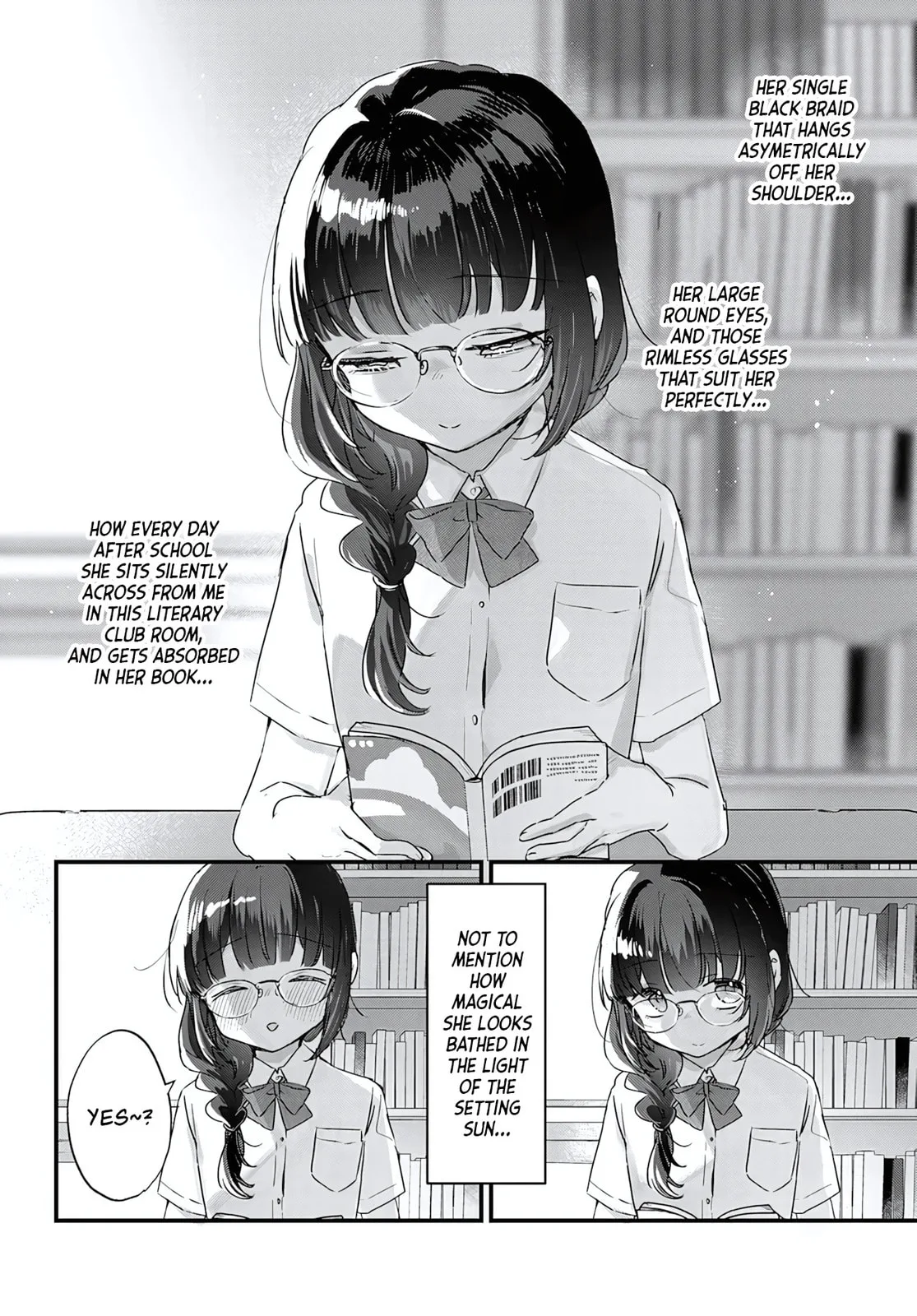 After I Let The Small And Cute Intellectual Senior Of The Literature Club Sit On My Lap, She Started Sitting There Every Day - Chapter 1 - Page 6