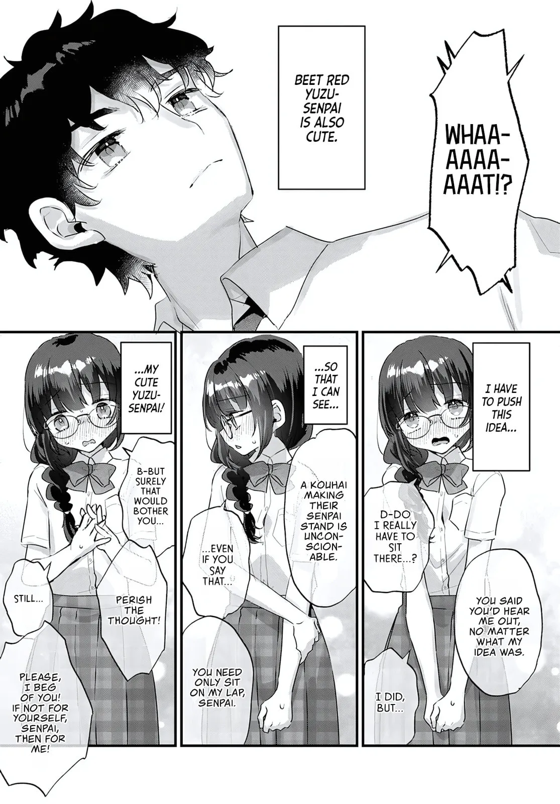 After I Let The Small And Cute Intellectual Senior Of The Literature Club Sit On My Lap, She Started Sitting There Every Day - Chapter 1 - Page 13