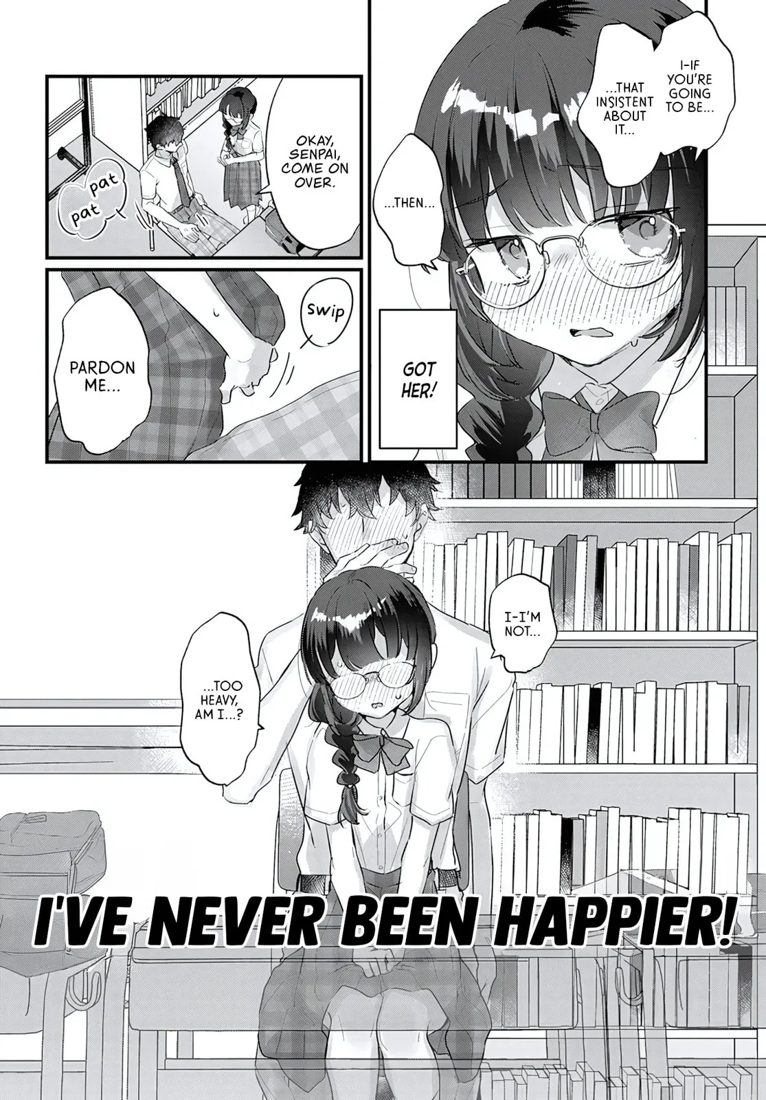 After I Let The Small And Cute Intellectual Senior Of The Literature Club Sit On My Lap, She Started Sitting There Every Day - Chapter 1 - Page 14