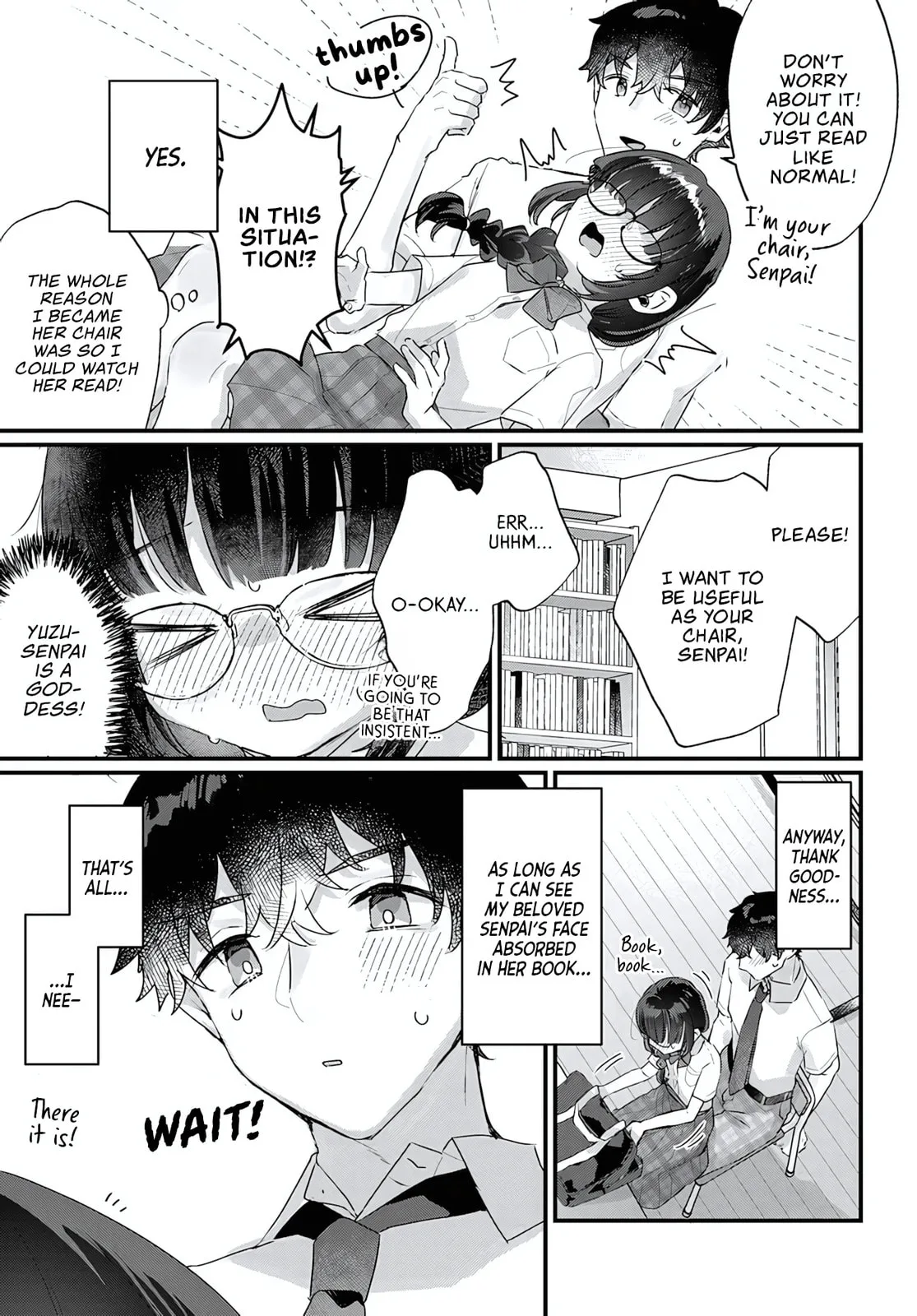 After I Let The Small And Cute Intellectual Senior Of The Literature Club Sit On My Lap, She Started Sitting There Every Day - Chapter 1 - Page 17