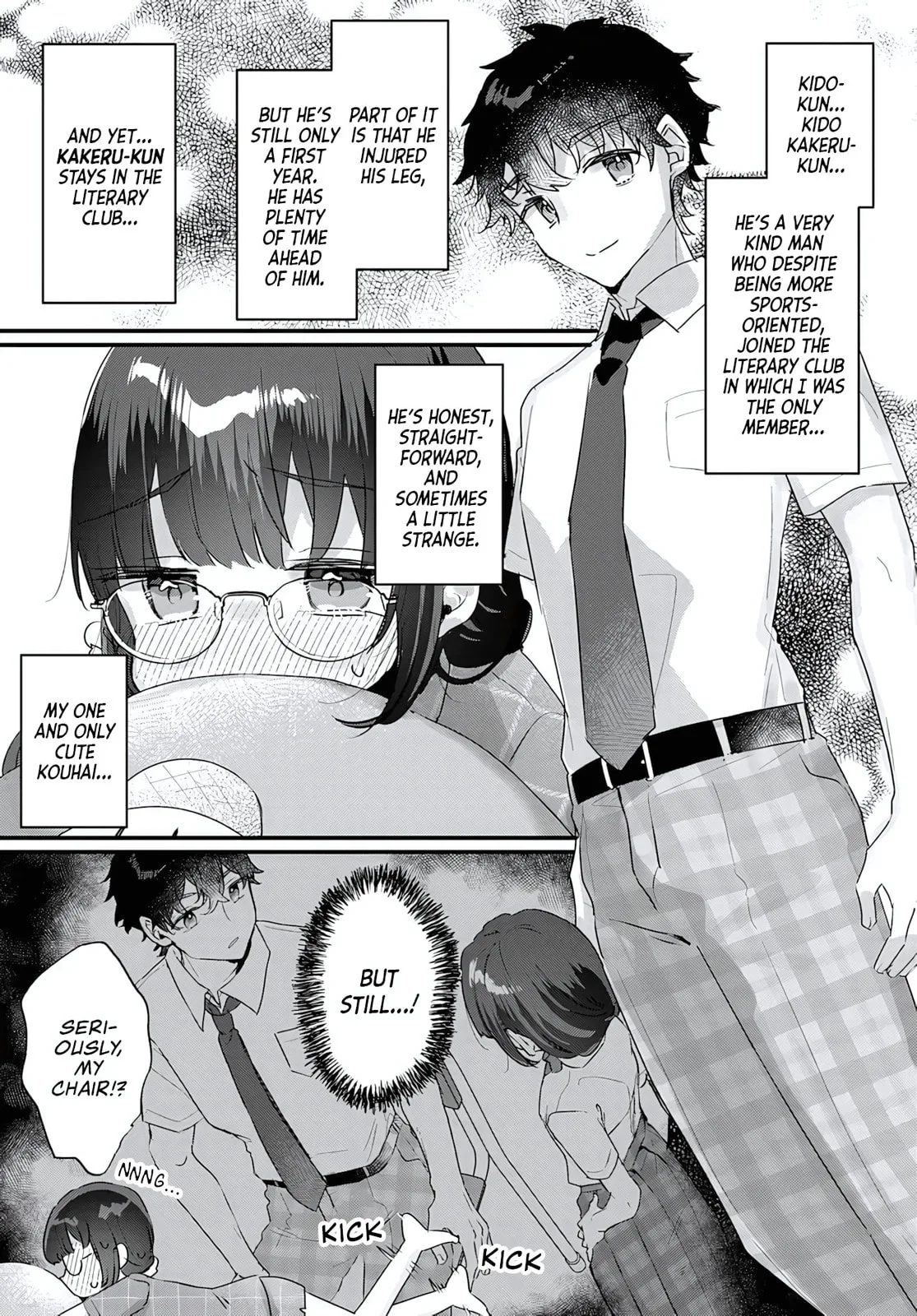After I Let The Small And Cute Intellectual Senior Of The Literature Club Sit On My Lap, She Started Sitting There Every Day - Chapter 1 - Page 21