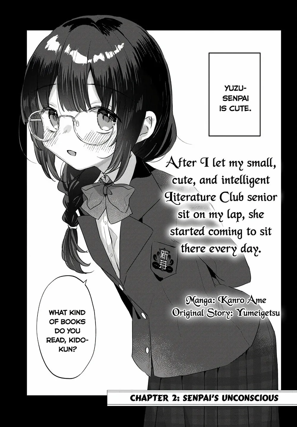 After I Let The Small And Cute Intellectual Senior Of The Literature Club Sit On My Lap, She Started Sitting There Every Day - Chapter 2.1 - Page 1