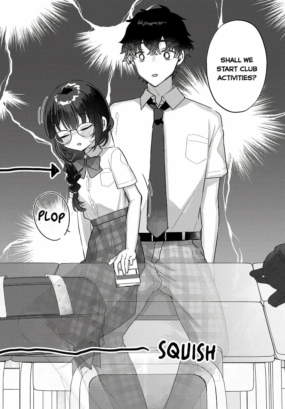 After I Let The Small And Cute Intellectual Senior Of The Literature Club Sit On My Lap, She Started Sitting There Every Day - Chapter 2.1 - Page 8