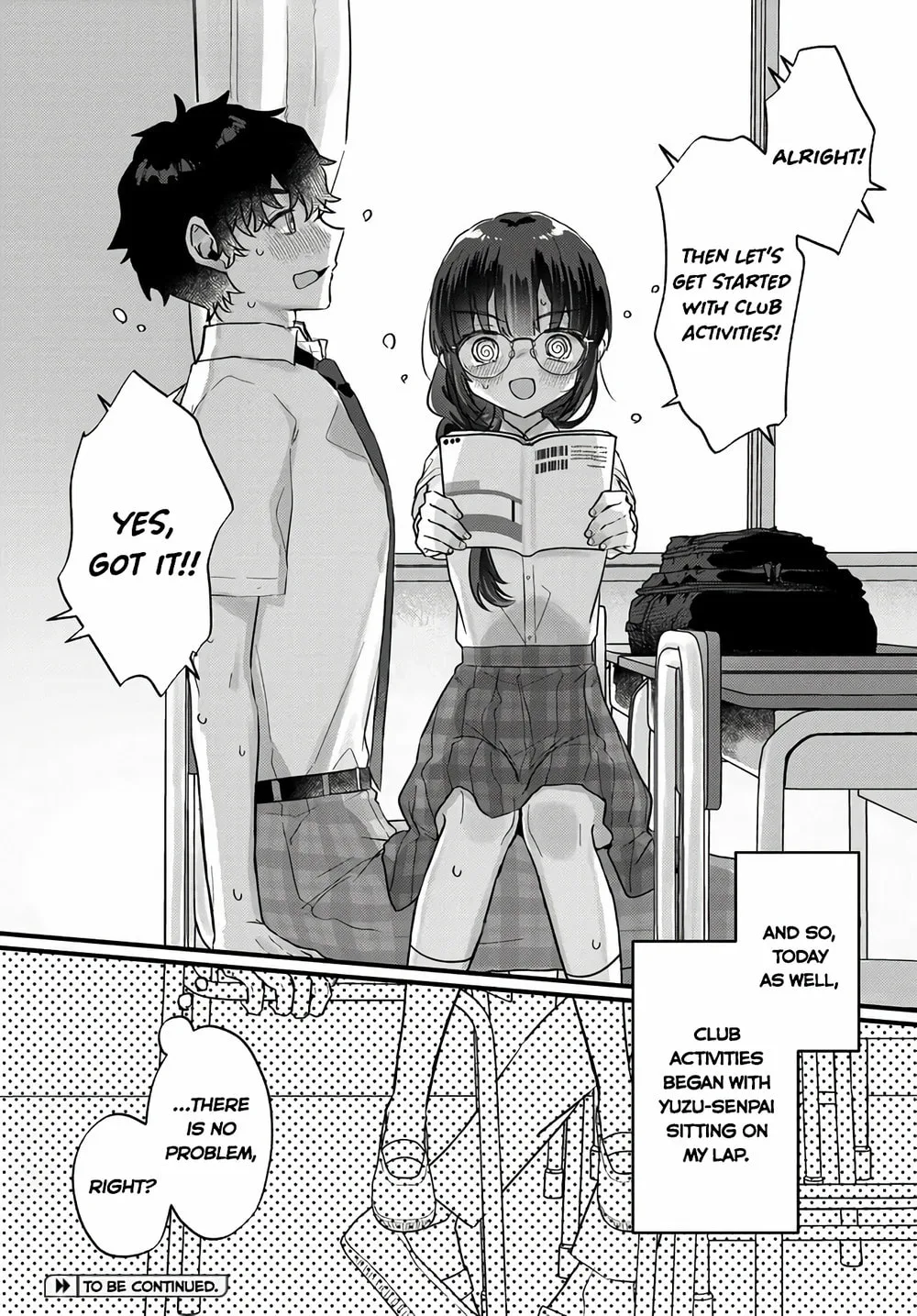 After I Let The Small And Cute Intellectual Senior Of The Literature Club Sit On My Lap, She Started Sitting There Every Day - Chapter 2.1 - Page 16