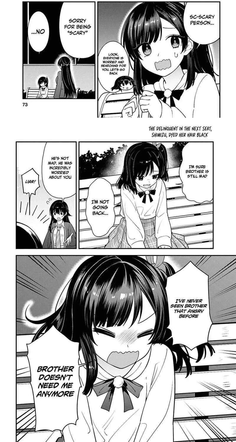 Tonari no Seki no Yankee Shimizu-san ga Kami o Kuroku Sometekita - Chapter 15 - Page 10