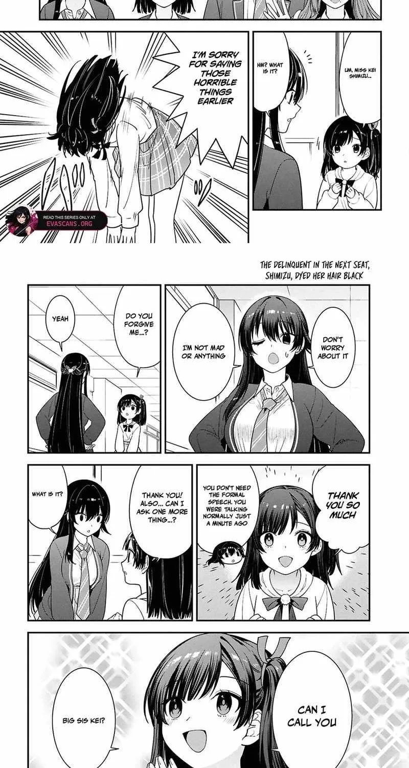 Tonari no Seki no Yankee Shimizu-san ga Kami o Kuroku Sometekita - Chapter 15 - Page 17