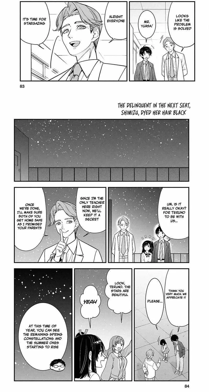 Tonari no Seki no Yankee Shimizu-san ga Kami o Kuroku Sometekita - Chapter 15 - Page 19