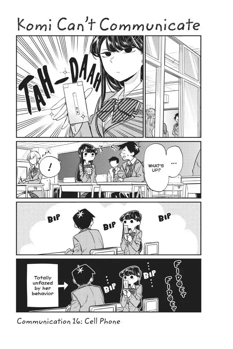 Komi-san wa Komyushou Desu - Chapter 16 - Page 1