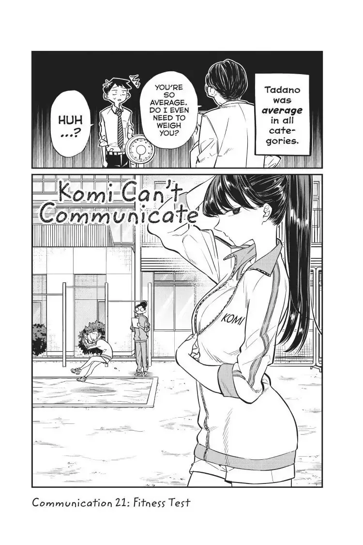 Komi-san wa Komyushou Desu - Chapter 21 - Page 1