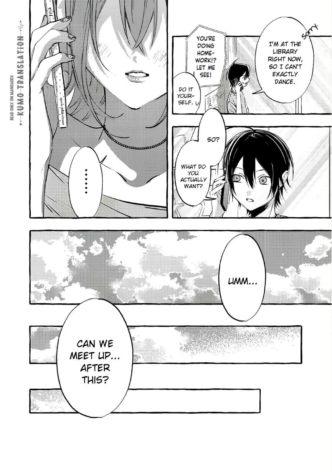 The School's Madonna, Watanabe-san, for Some Reason Asks My Schedule Every Week - Chapter 8.2 - Page 9