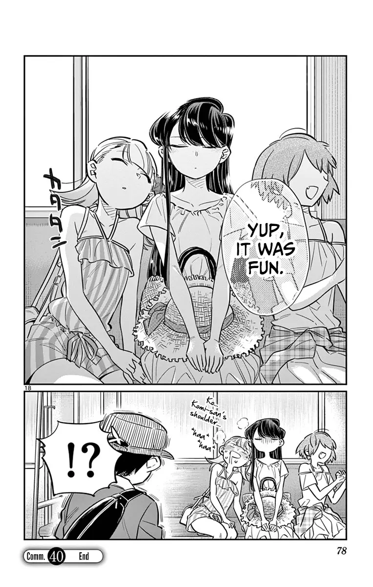 Komi-san wa Komyushou Desu - Chapter 40 - Page 18