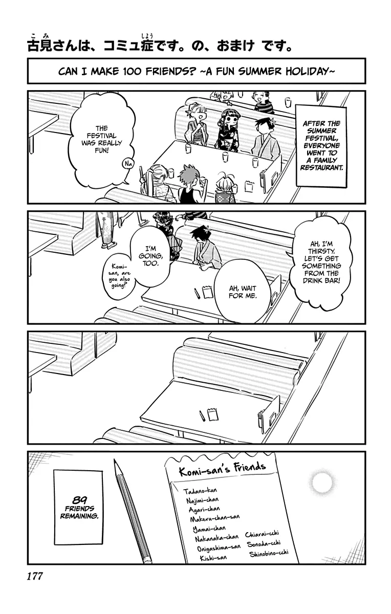 Komi-san wa Komyushou Desu - Chapter 47.5 - Page 2