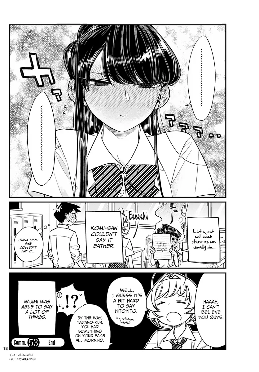 Komi-san wa Komyushou Desu - Chapter 53 - Page 10