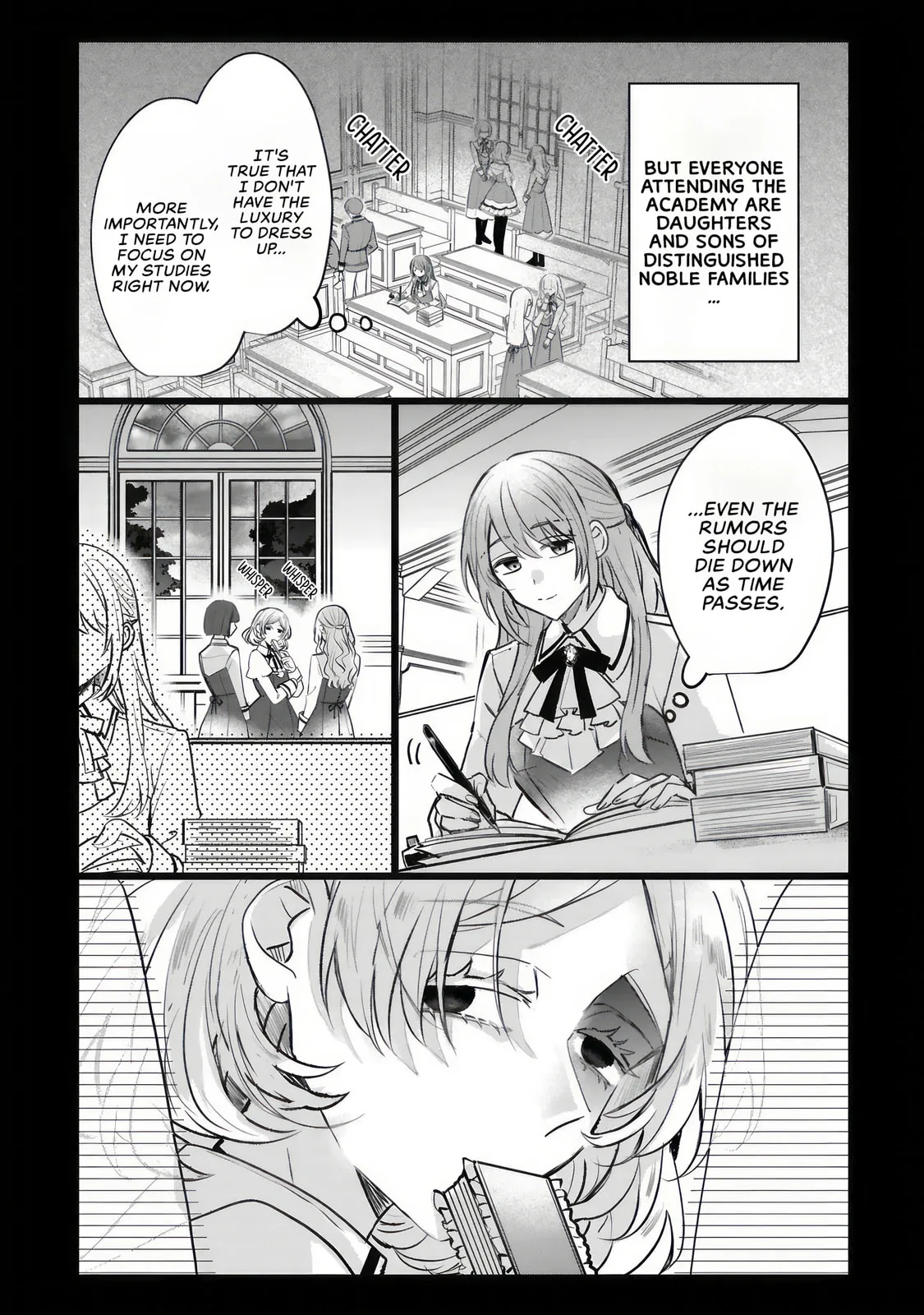 A Love-Distrusting Noble Lady Doesn't Notice the Cold Knight's Devotion - Chapter 1.1 - Page 9