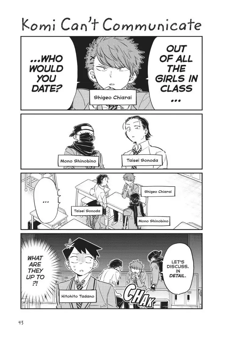 Komi-san wa Komyushou Desu - Chapter 75 - Page 1