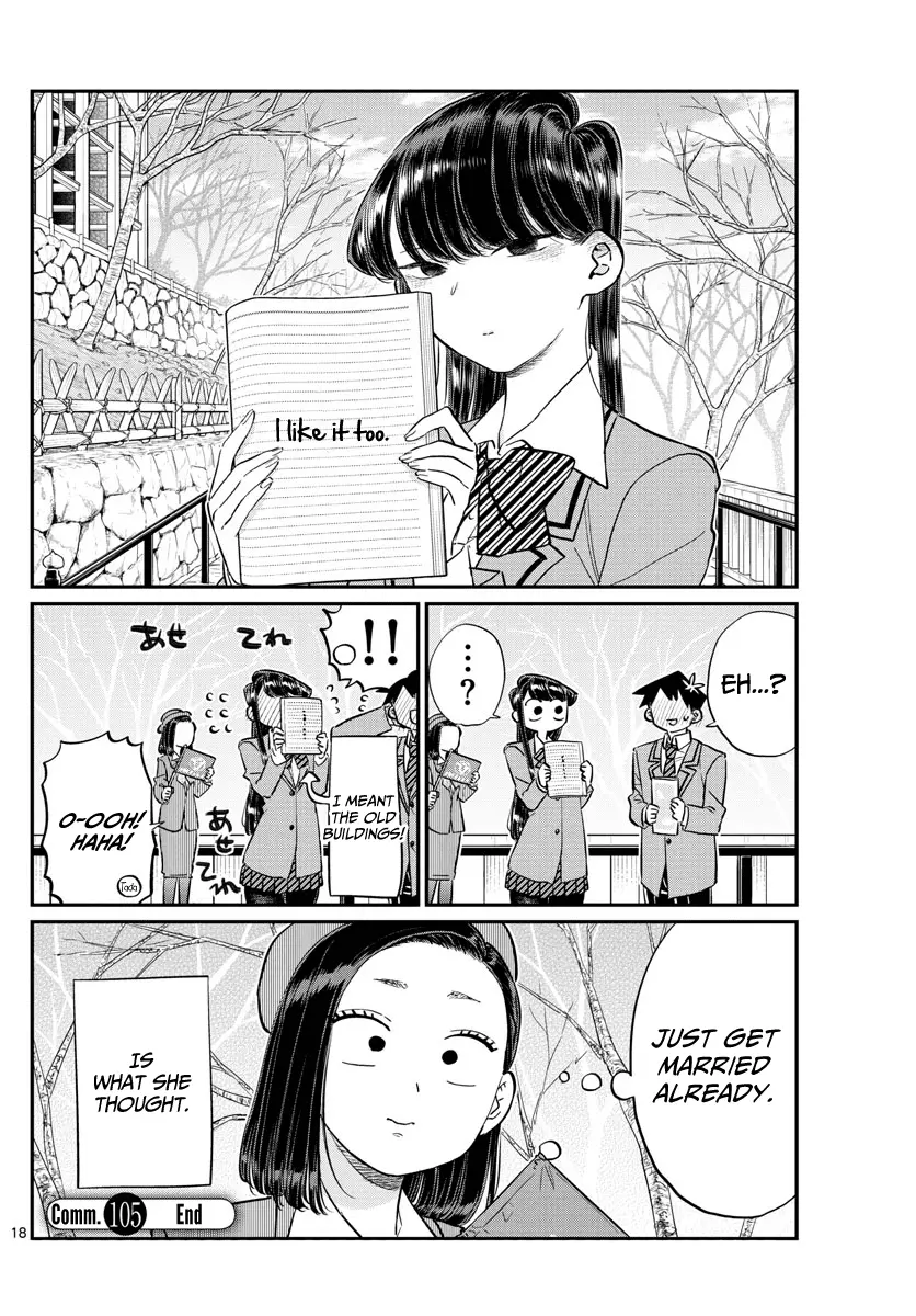 Komi-san wa Komyushou Desu - Chapter 105 - Page 18