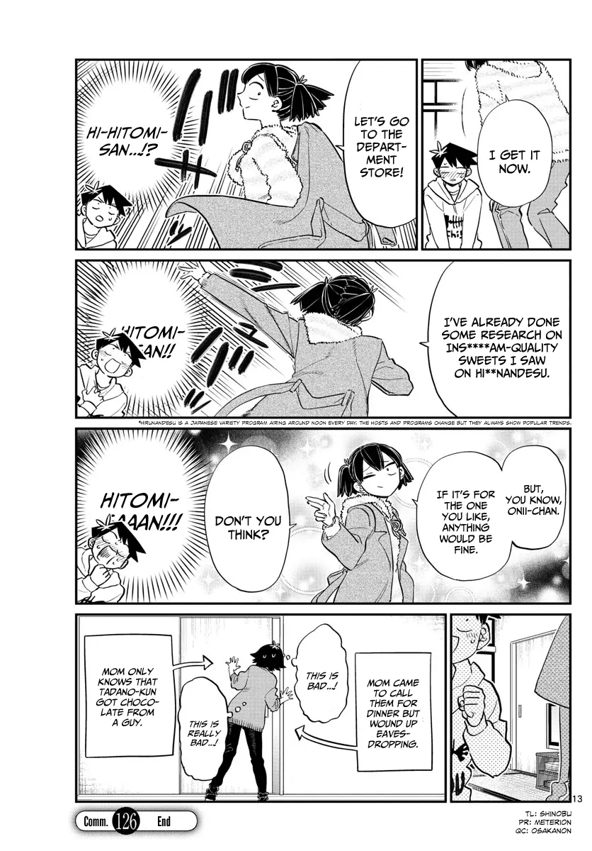 Komi-san wa Komyushou Desu - Chapter 126 - Page 13