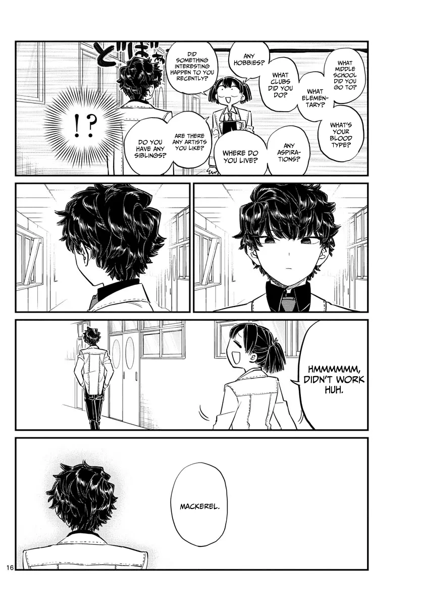 Komi-san wa Komyushou Desu - Chapter 133 - Page 16
