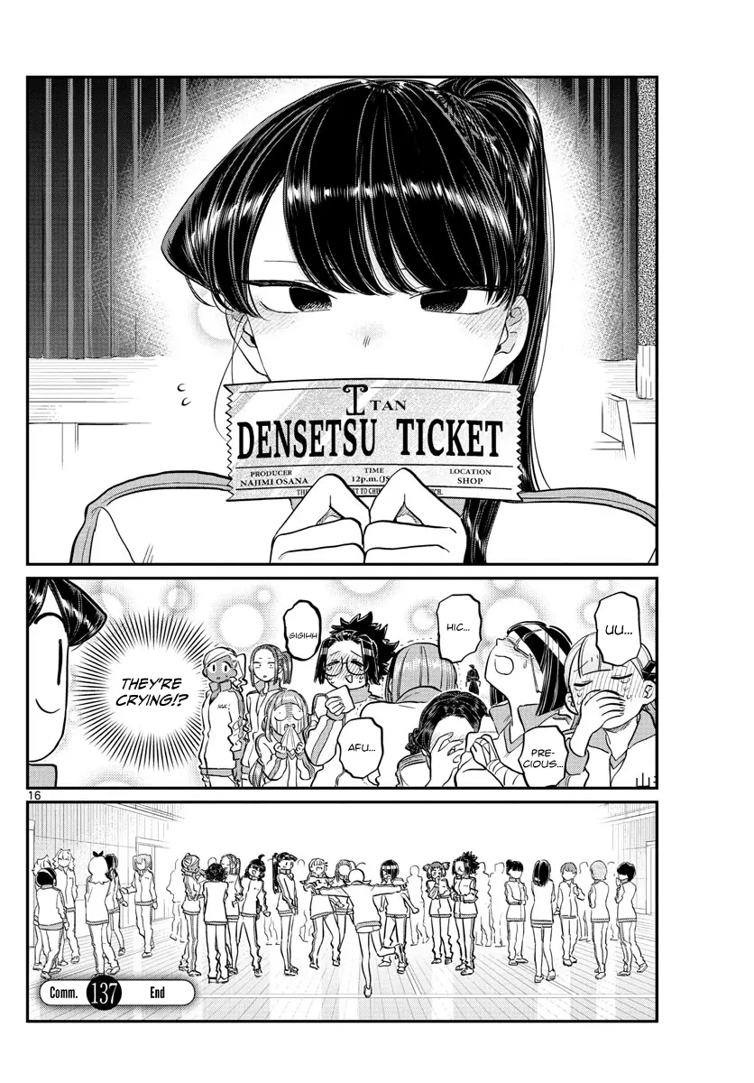 Komi-san wa Komyushou Desu - Chapter 137 - Page 16