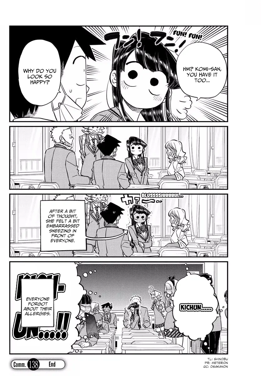 Komi-san wa Komyushou Desu - Chapter 138 - Page 8