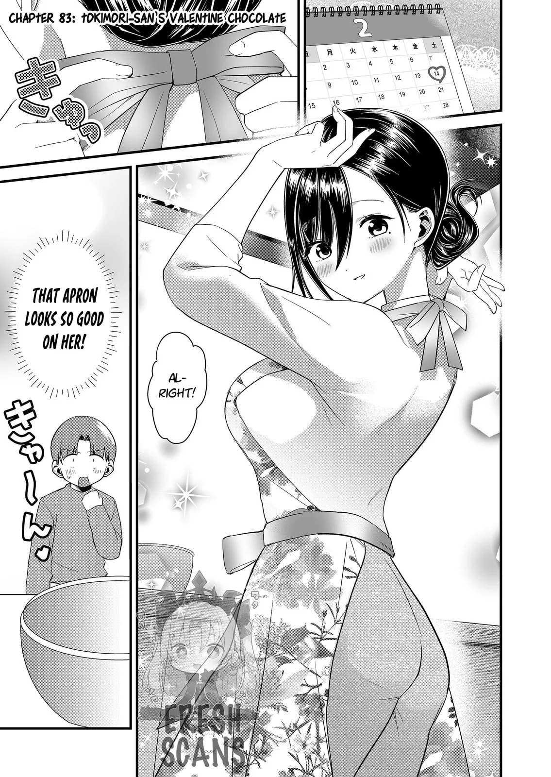 Tokimori-san Is Completely Defenseless!! - Chapter 83 - Page 1