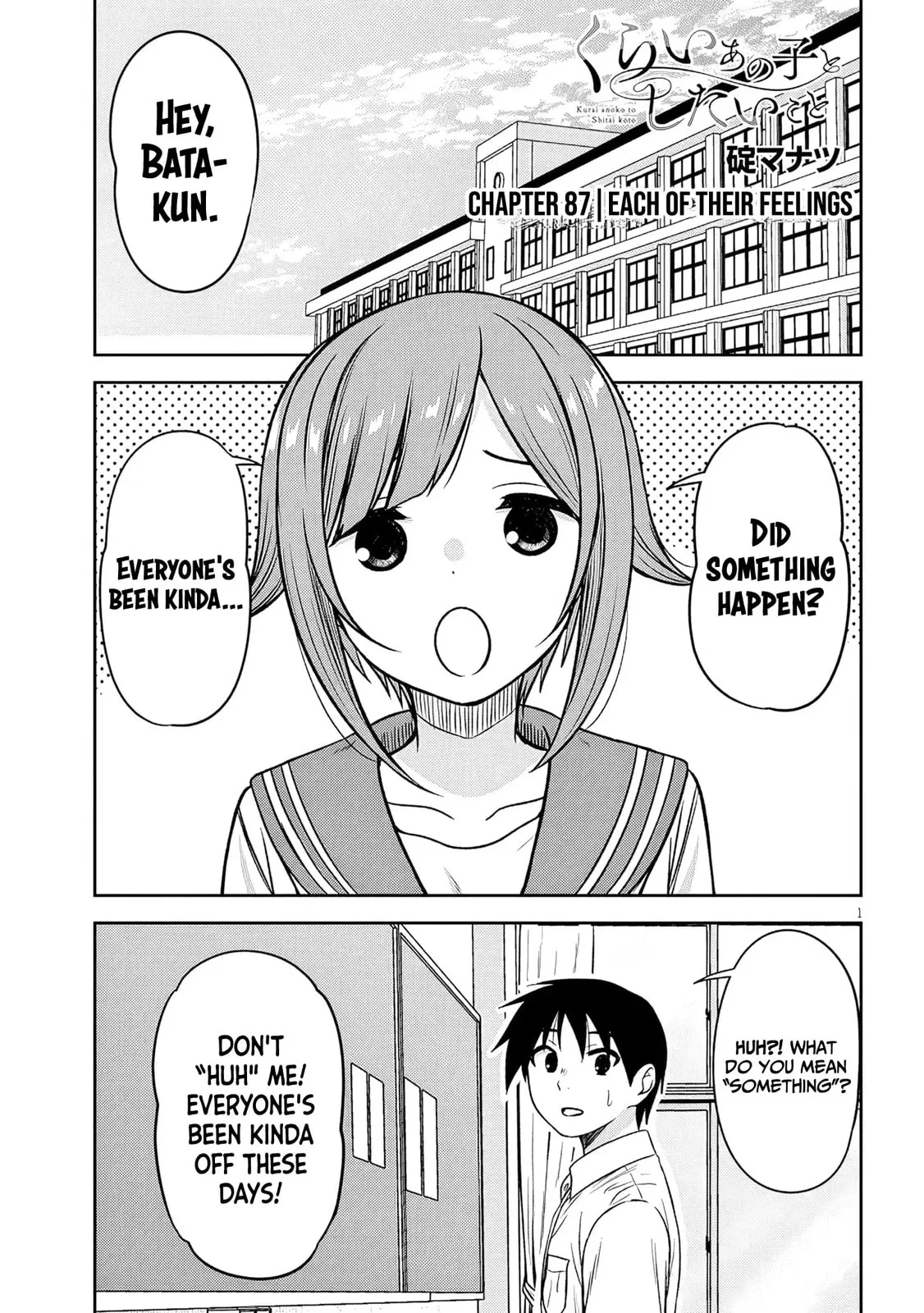 What I’d like to do with that gloomy girl - Chapter 87 - Page 1