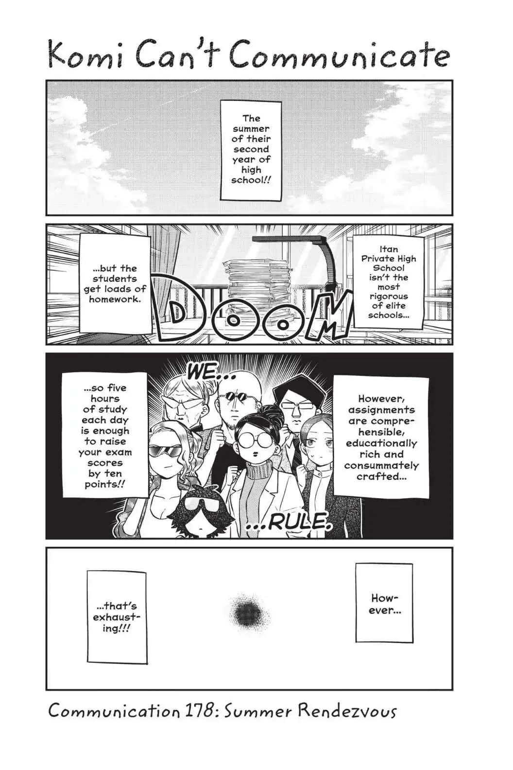 Komi-san wa Komyushou Desu - Chapter 178 - Page 1
