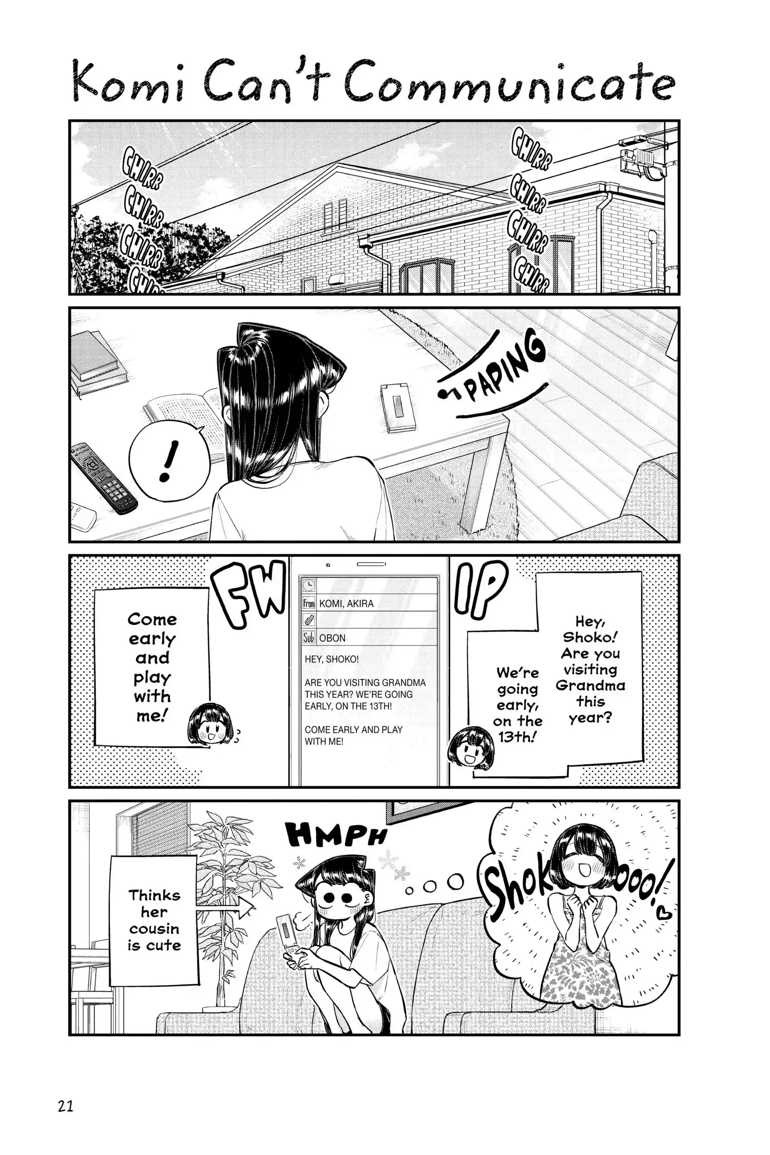 Komi-san wa Komyushou Desu - Chapter 183 - Page 1