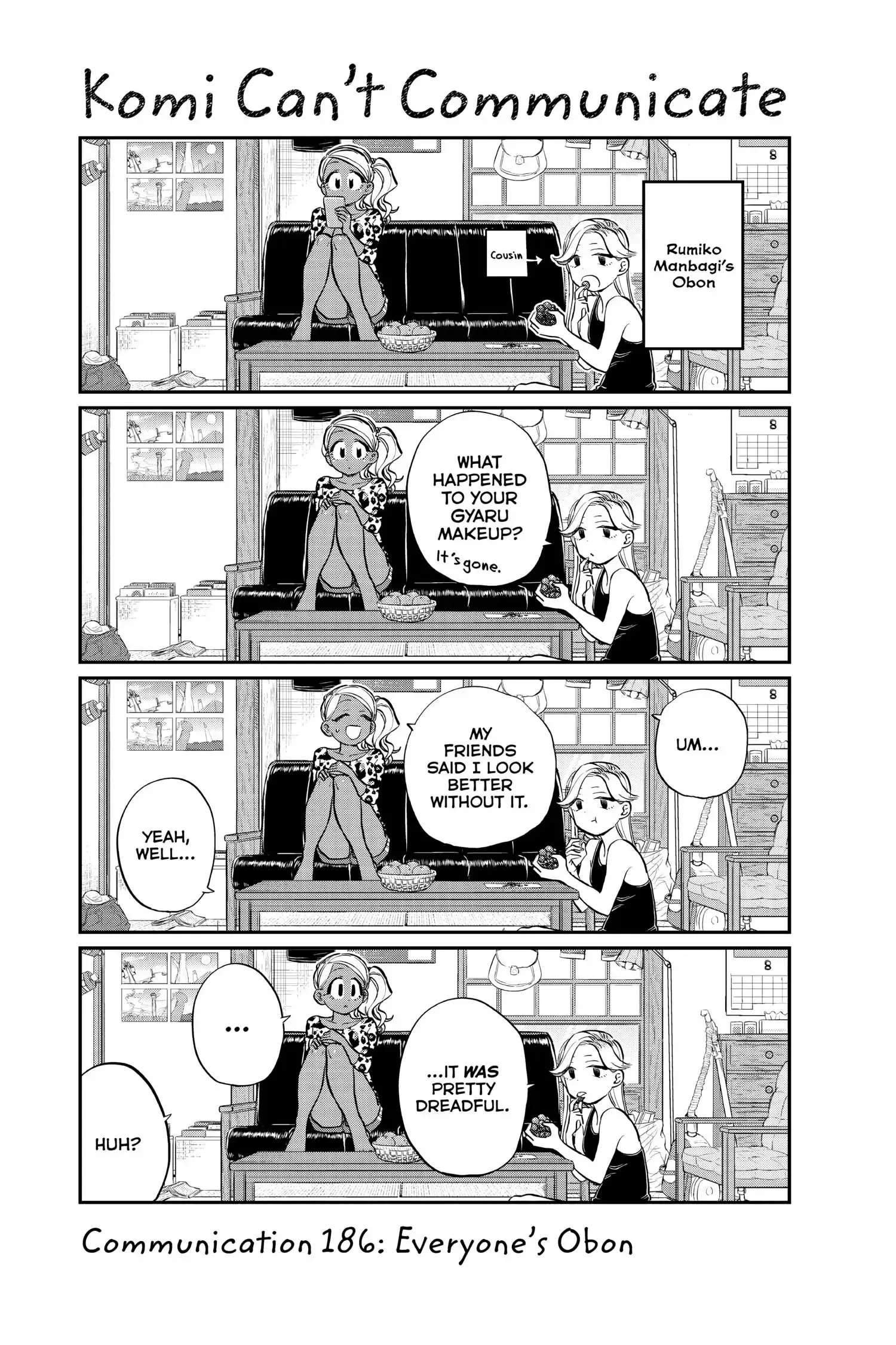 Komi-san wa Komyushou Desu - Chapter 186 - Page 1