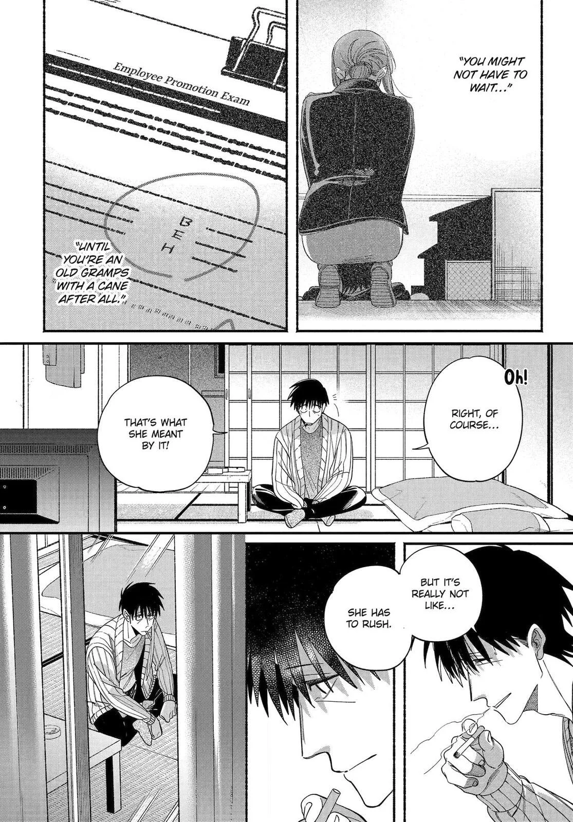 Super no Ura de Yani Suu Futari - Chapter 60 - Page 12