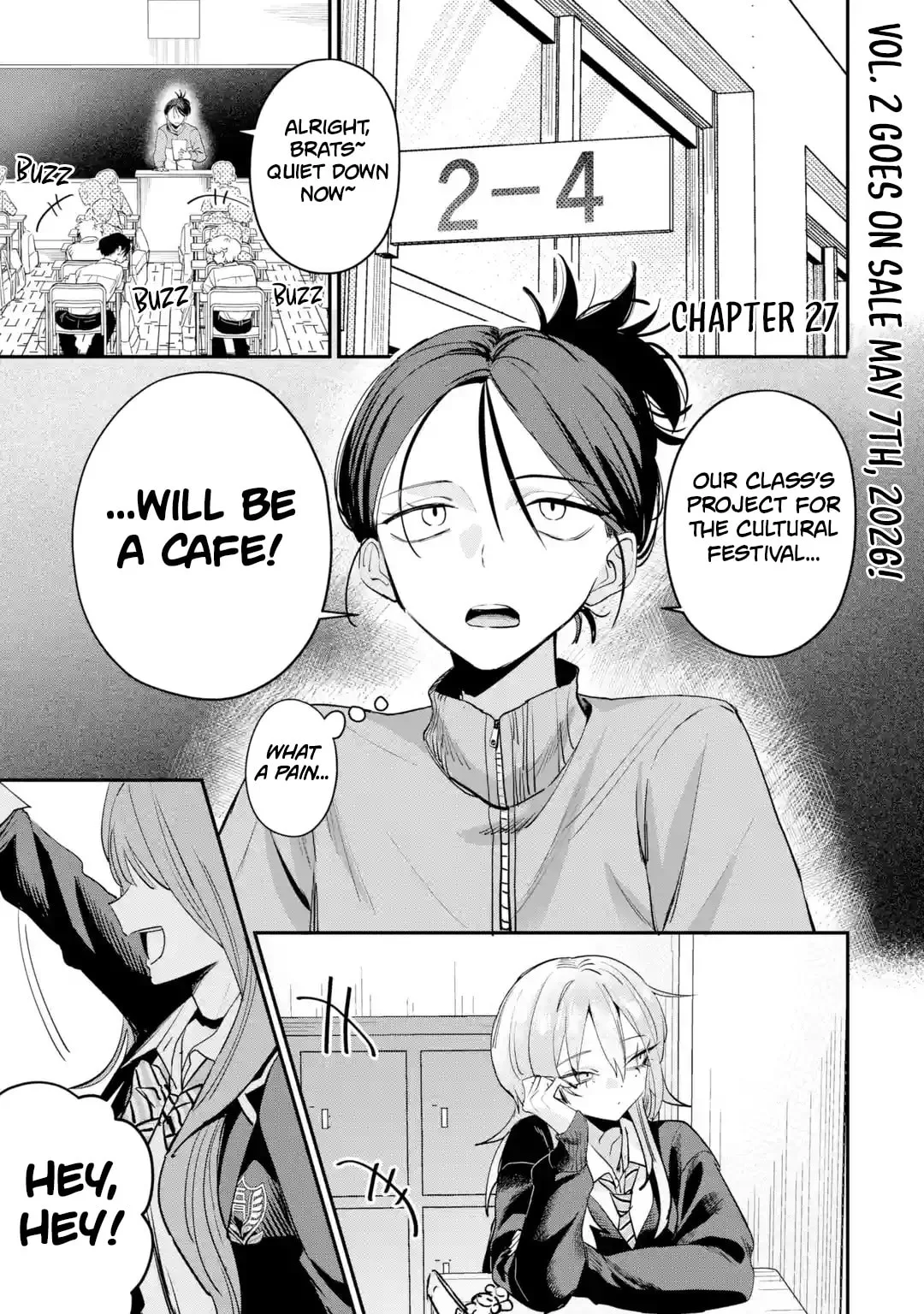 Haimiya-Senpai is Scary But Cute - Chapter 27 - Page 1