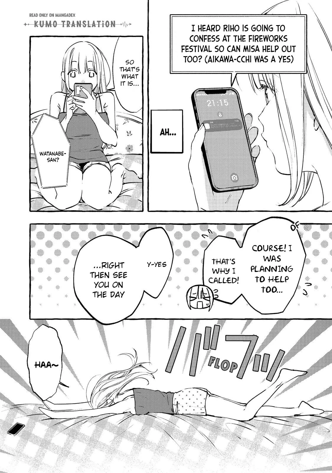 The School's Madonna, Watanabe-san, for Some Reason Asks My Schedule Every Week - Chapter 9.1 - Page 4