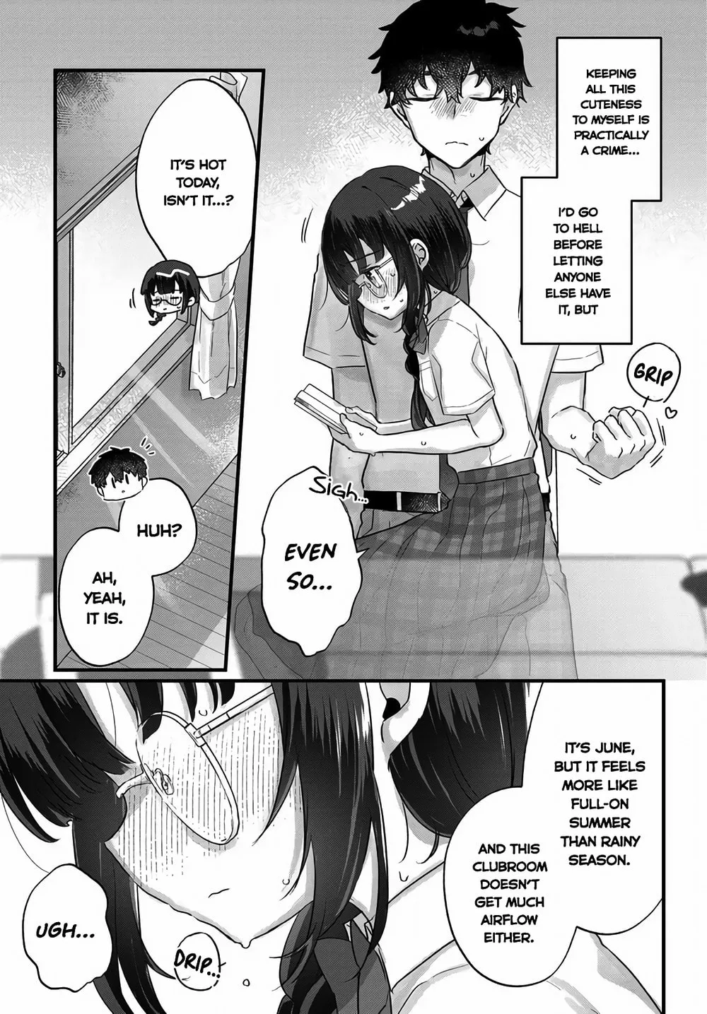 After I Let The Small And Cute Intellectual Senior Of The Literature Club Sit On My Lap, She Started Sitting There Every Day - Chapter 2.2 - Page 3