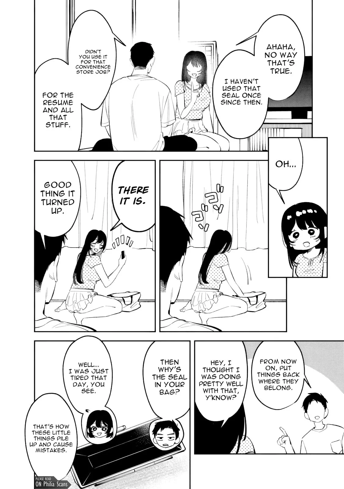Living together with the queen from my high school days who was arrogant, surprisingly isn't that uncomfortable - Chapter 35 - Page 10