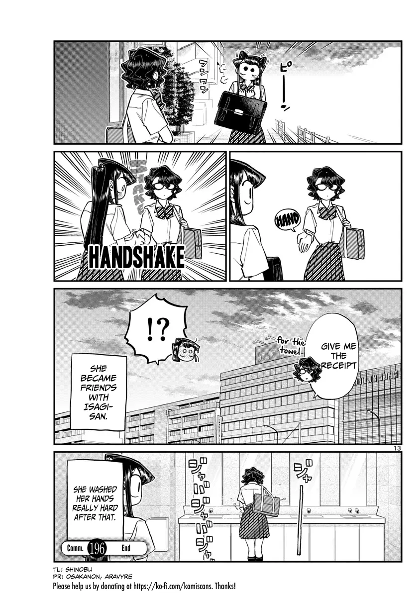 Komi-san wa Komyushou Desu - Chapter 196.2 - Page 13