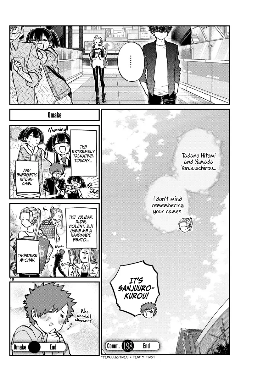 Komi-san wa Komyushou Desu - Chapter 198 - Page 18