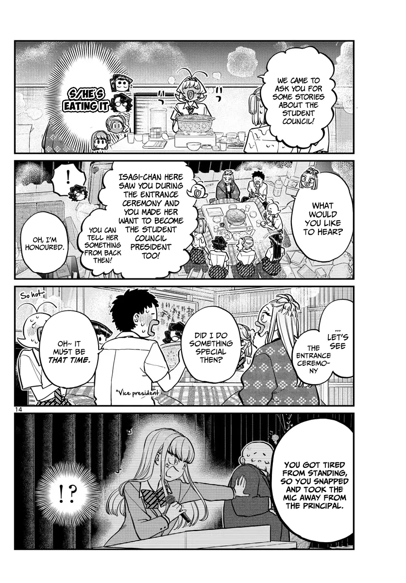 Komi-san wa Komyushou Desu - Chapter 200 - Page 14