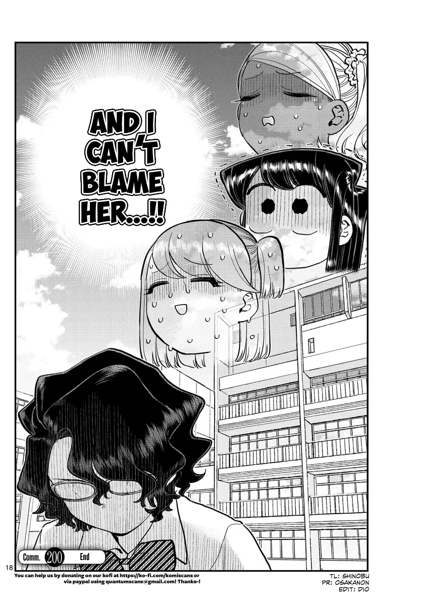 Komi-san wa Komyushou Desu - Chapter 200 - Page 18